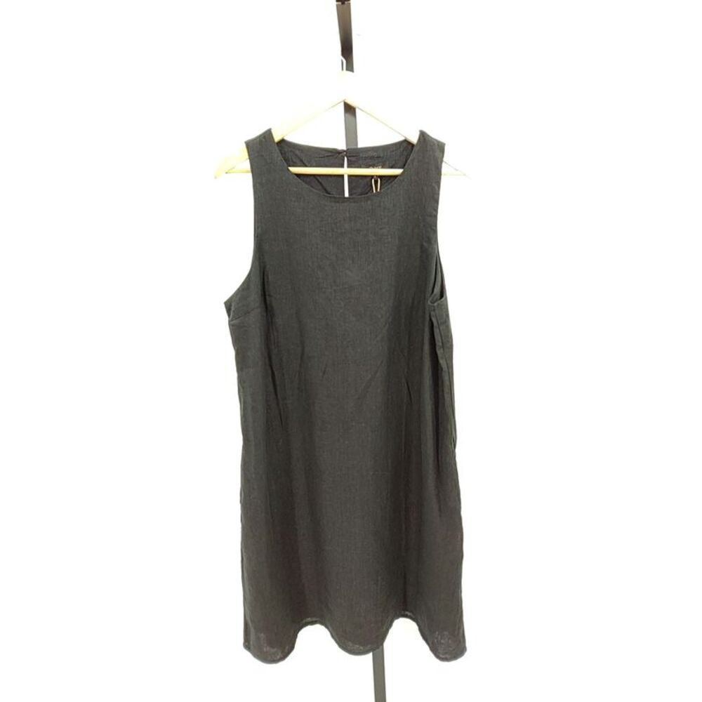 Quince Black Sleeveless Dress